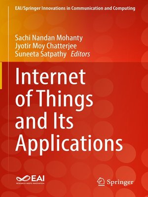 cover image of Internet of Things and Its Applications